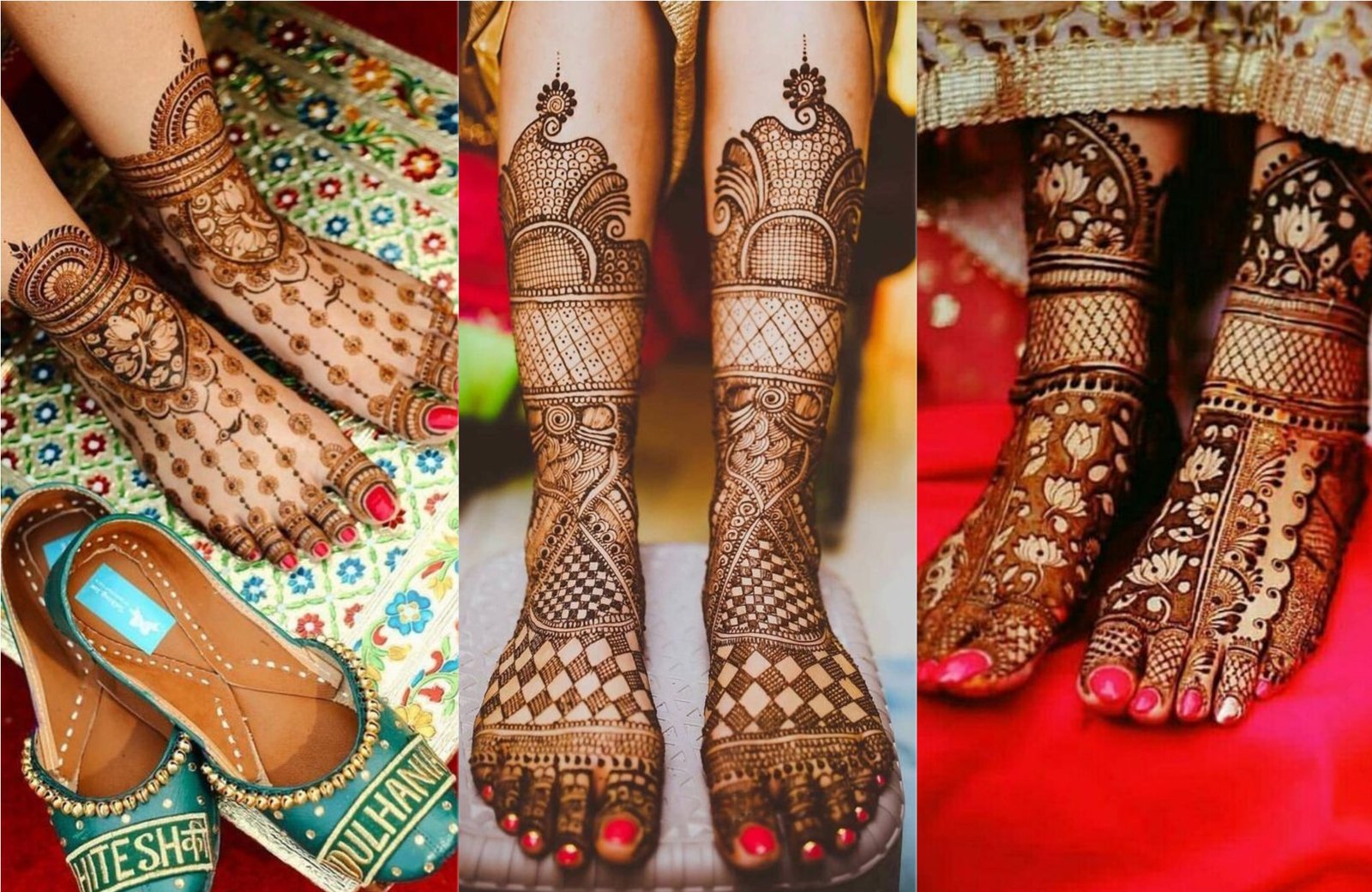 11 Best Mehndi Designs for Legs