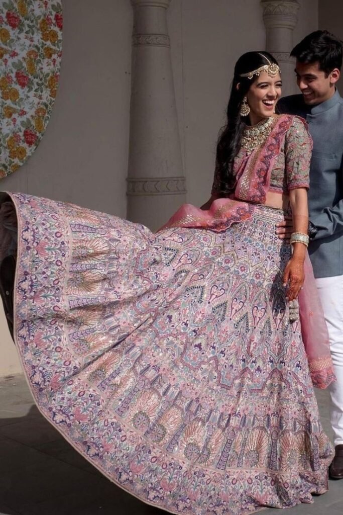 Bridesmaid outfit for Indian wedding ceremonies